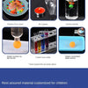 A collection of science experiment activities including a Rainbow Ferris wheel, Air Cannon, Colorful waterfall, Water suction