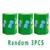 Three glow-in-the-dark mini fitness figurine collectibles in green packaging.