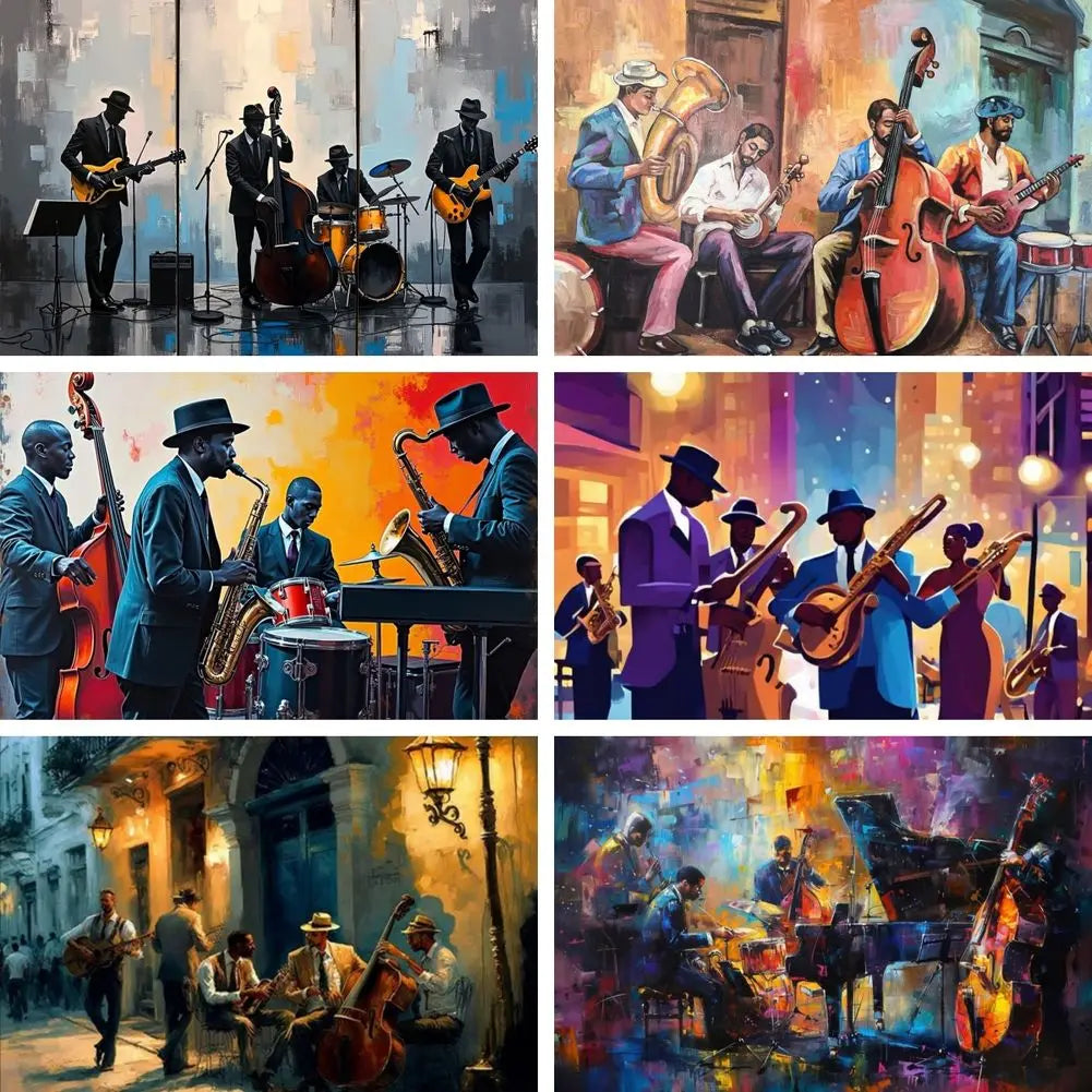Modern Jazz Musician Diamond Painting Kit