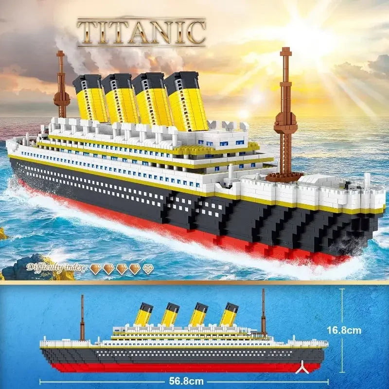 Titanic Cruise Ship Model Building Blocks Set