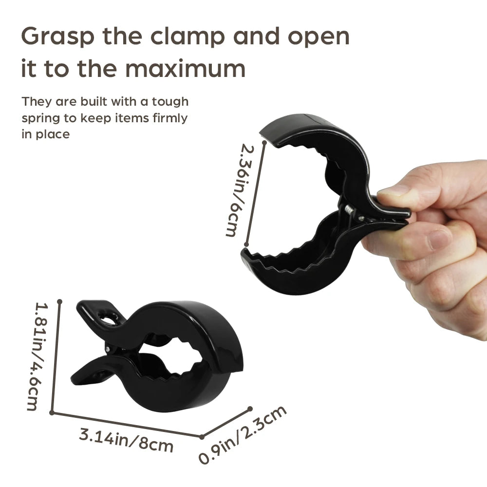 Colorful Baby Stroller Blanket Clips (2-Pack) – Secure Any Blanket or Cover