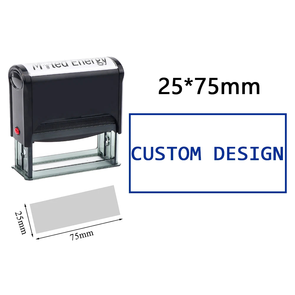 Customizable Self-Inking Rubber Stamp