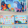 Montessori Quiet Book – Interactive Word Recognition & Early Learning Activity Book for Kids