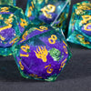 Liquid Core Dice Set for Dungeons & Dragons | Sharp Edge Resin RPG Dice