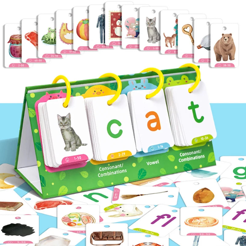 Phonics Flash Cards Set for Early Reading & Speech Development