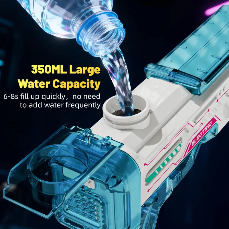 Kids' Electric Water Blaster with LED Lights & Sound Effects