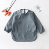 Long-Sleeve Waterproof Baby Bibs for Toddlers