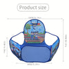 Kids' Foldable Ball Pit Tent with Basketball Hoop