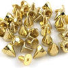 Double-Cap Cone Studs for DIY Punk Fashion