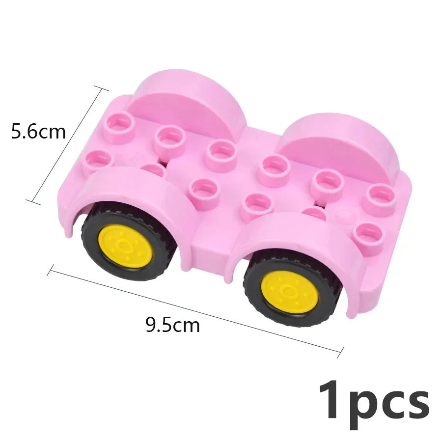 Large Building Blocks Traffic Series Vehicles Set