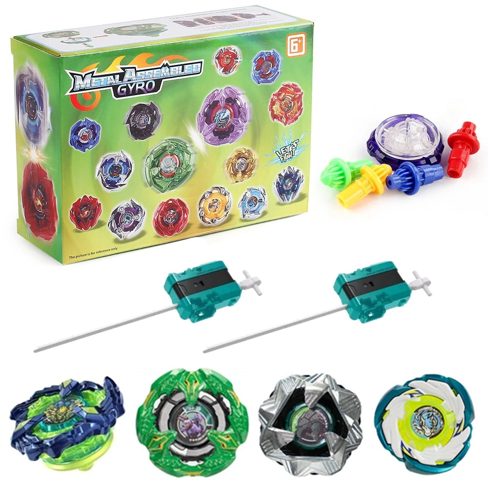 Gyro Spinning Tops Battle Set with Launchers