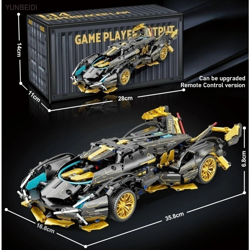 1:14 Scale Remote Control Racing Car Building Kit