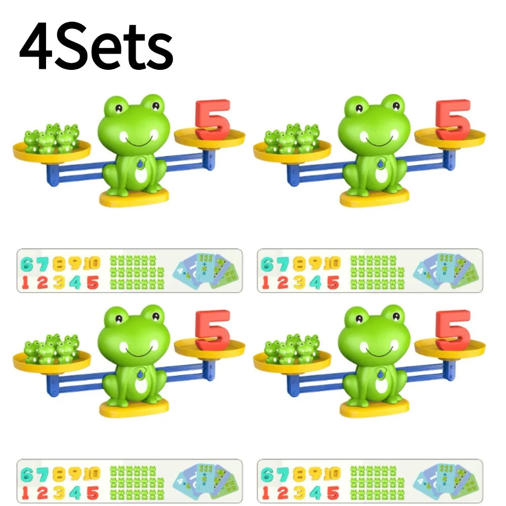 Frog Balance Math Learning Toy for Kids