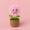 Handmade Crochet Sunflower in Pot