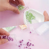 64-Slot Diamond Painting Storage Box with Clear Snap-Lid Containers