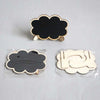 Set of mini wooden chalkboard signs with an easel for weddings, parties, and home decor