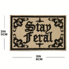 Stay Feral Embroidered Iron-On Patch