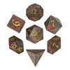 Wooden Polyhedral Dice Set for Tabletop RPGs