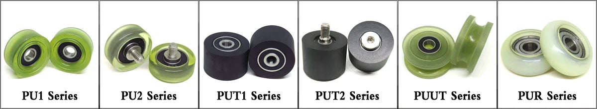 PU Coated Fingerboard Wheels with Precision Bearings (Set of 4)
