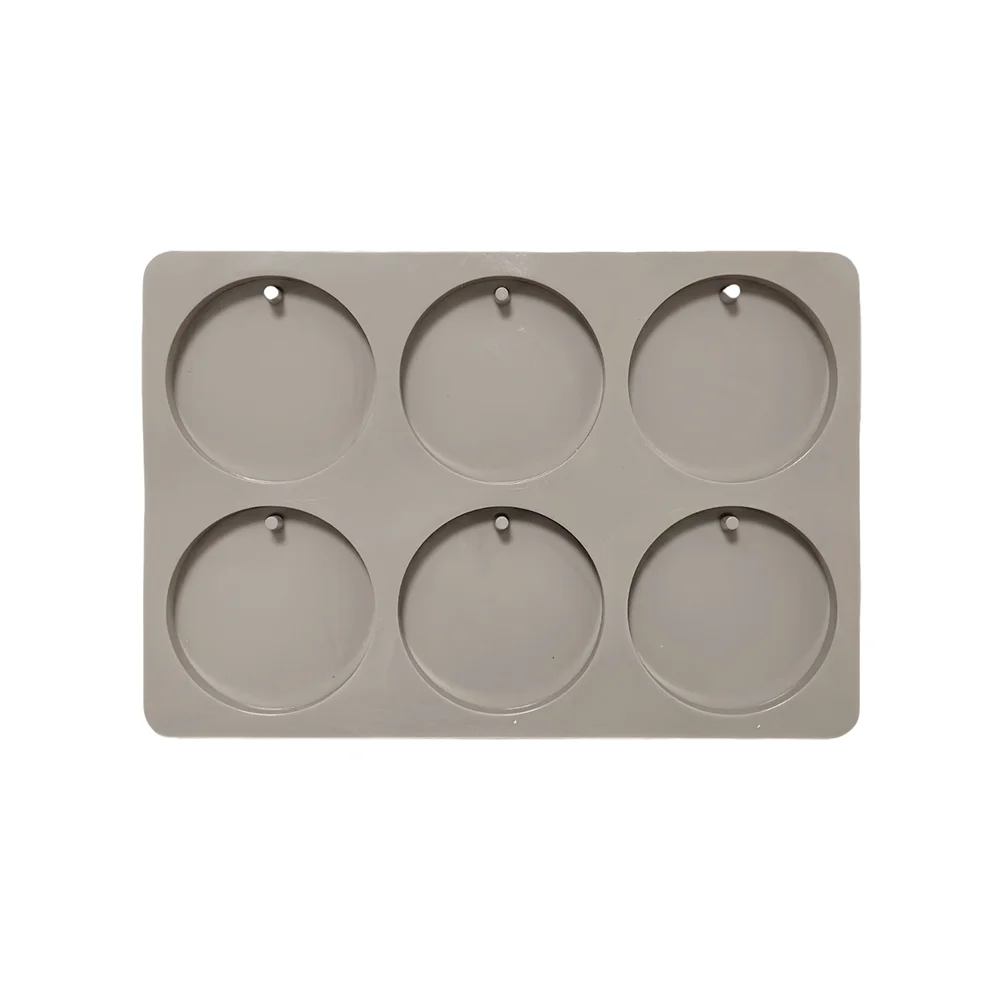 6-Cavity Silicone Hanging Soap Mold for DIY Aromatherapy