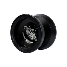 Black pearl aluminum alloy yo-yo with ball bearing for beginners and advanced players