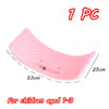 Pink balance stepping stones for children aged 1-3 used for sensory and motor skills development