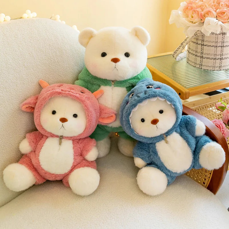 Adorable Suit-Wearing Plush Bear
