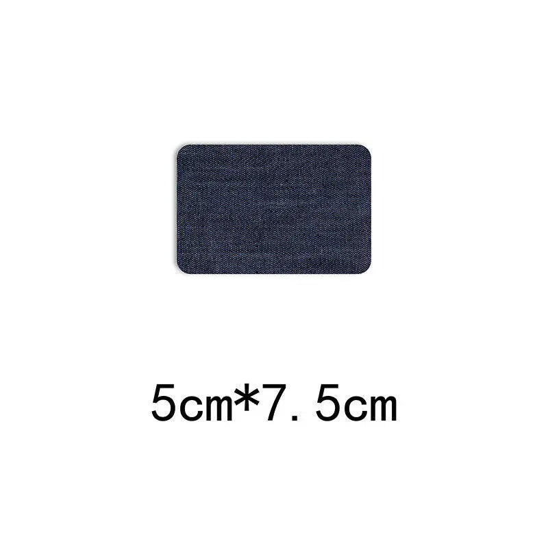 Iron-On Denim Patches for Jeans Repair & DIY Crafts