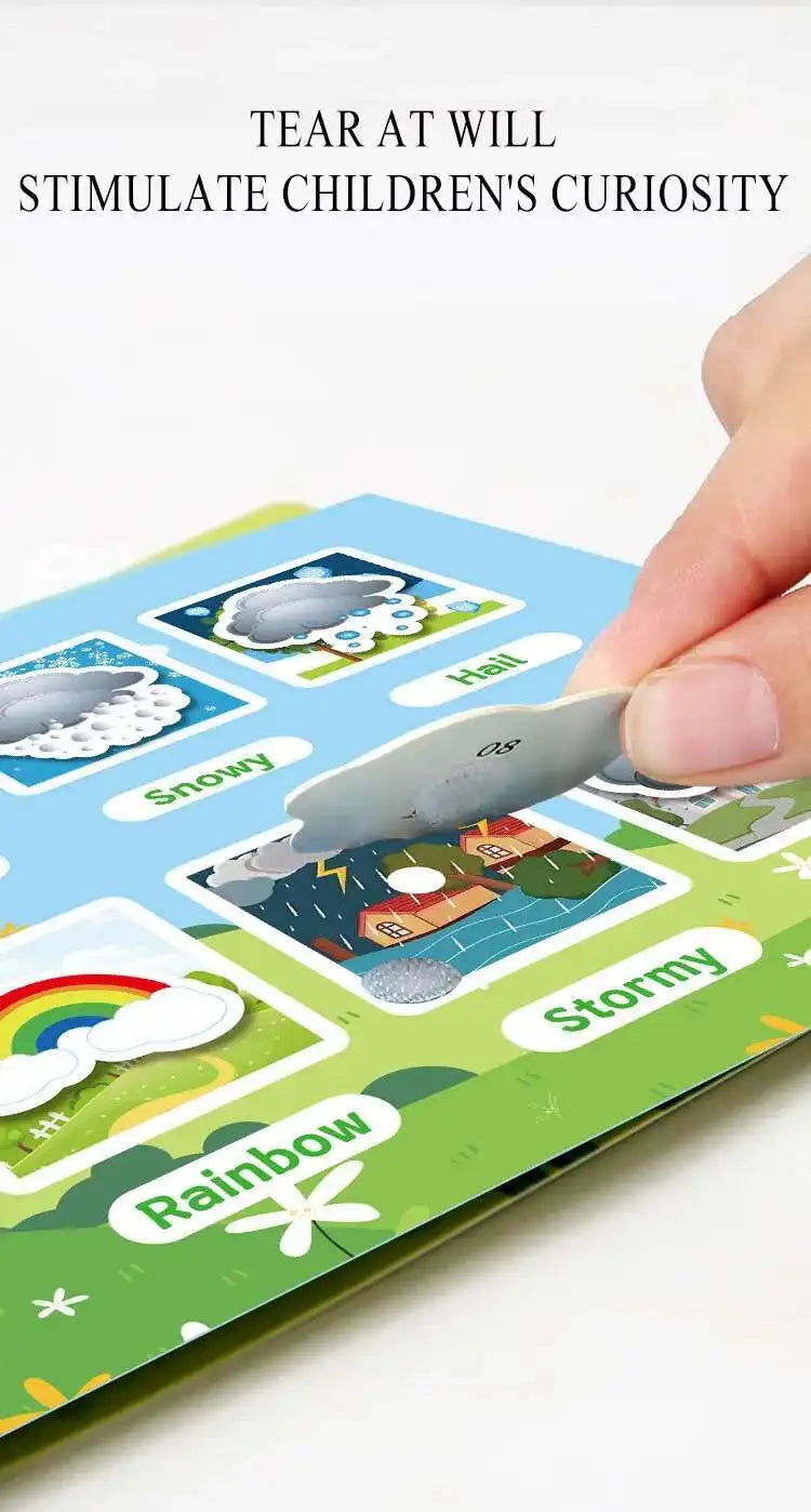 Montessori Quiet Busy Book for Early Learning