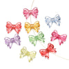 Multicolor Transparent Bow Acrylic Beads for DIY Jewelry Making