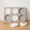 6-Cavity Silicone Hanging Soap Mold for DIY Aromatherapy