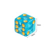 Marble Acrylic D6 Dice Set (10-Pack) for Tabletop RPGs, D&D, and Classroom Learning