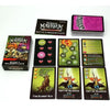 A collection of Dungeon Mayhem cards featuring various monsters and spells for a card game.