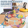 Colorful Humanoid Refrigerator Magnets – Playful Kitchen & Office Decor