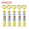Five yellow rotating firework water blaster toys for kids