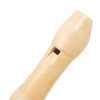 A light wood wooden 8-hole soprano clarinet for beginners.