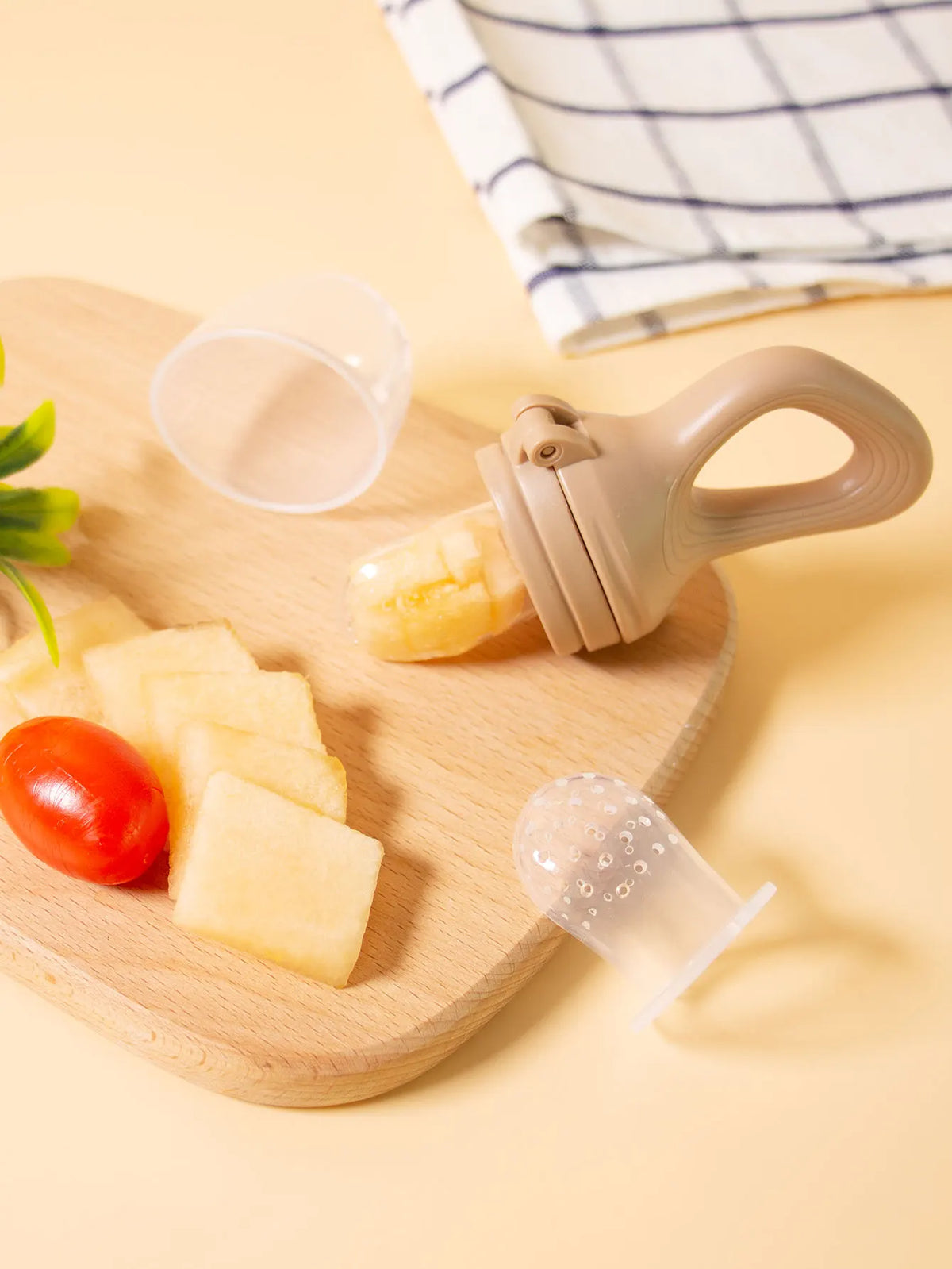 Baby Fruit Feeder with Silicone Mesh Bag