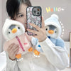 Adorable Kawaii Penguin Plush Toy with Hat and Scarf - 25cm Soft Stuffed Animal