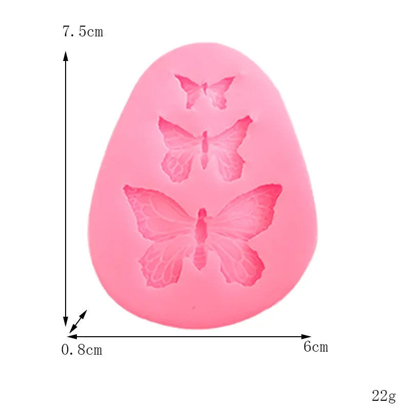 Butterfly Silicone Mold for Crafting and Baking