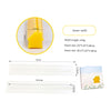 Yellow silicone house mold for soap and candle making with various sizes