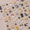 Cartoon Dog 5D Embossed Nail Art Stickers