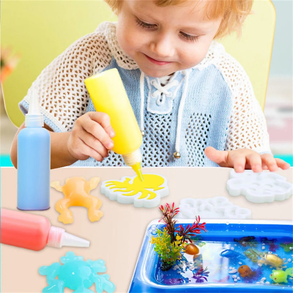 Magic Water Elf DIY Craft Kit – Create Colorful Ocean Creatures