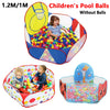 Kids' Foldable Ball Pit Play Tent with Storage Basket