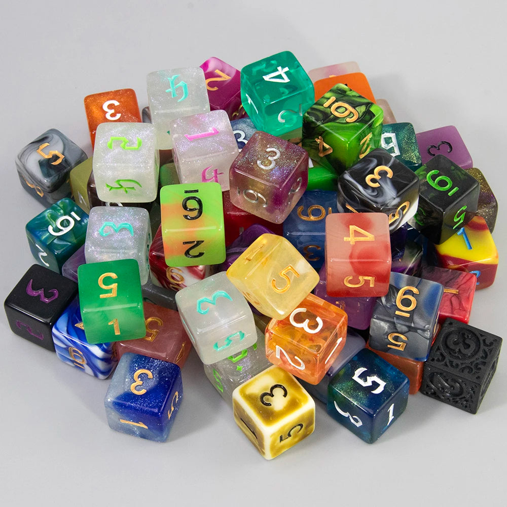 Polyhedral Resin Dice Set (10-Piece) for D&D and RPG