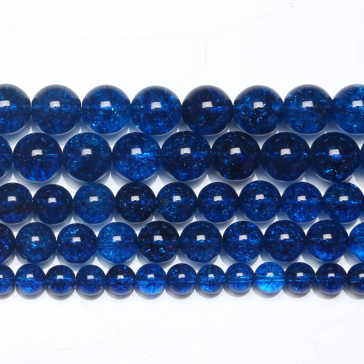 Natural Green Peridot Quartz Round Beads Strand
