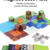 Magnetic Building Block Base Plates for Creative Play