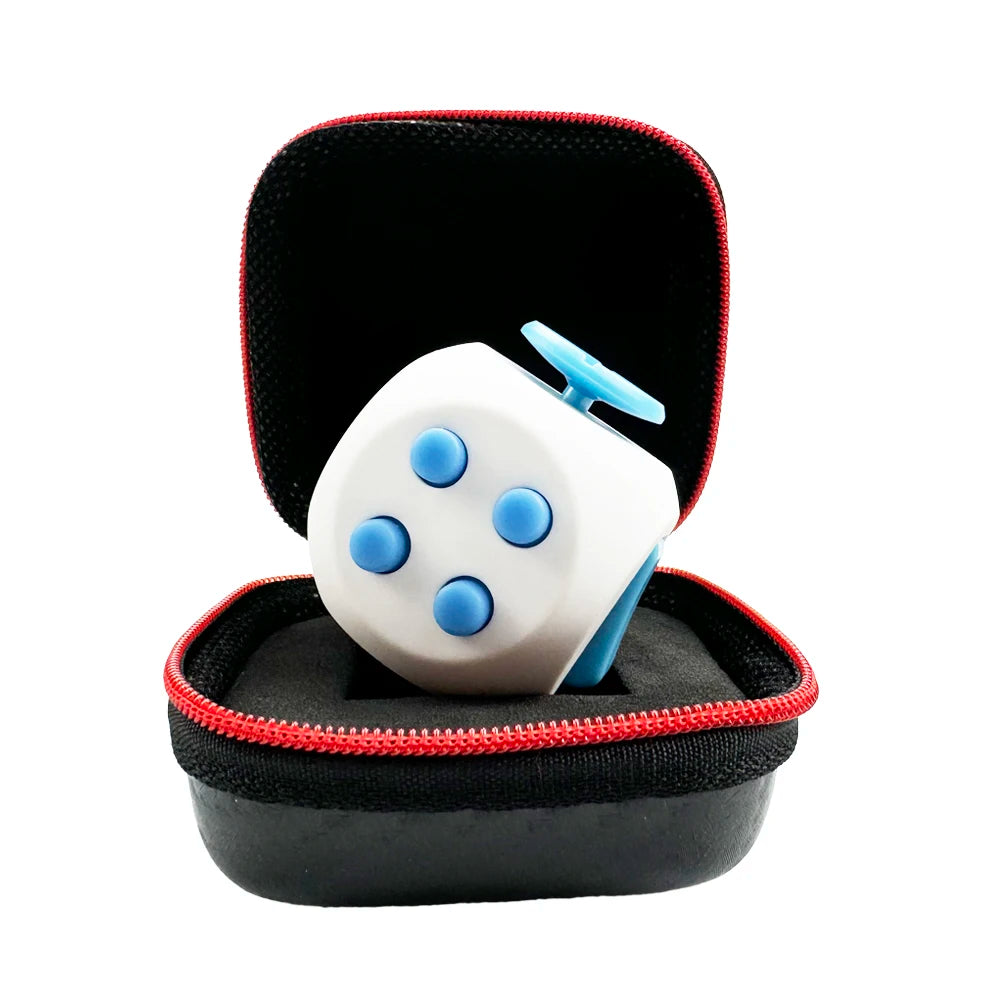 12-Side Fidget Cube for Stress Relief and Focus