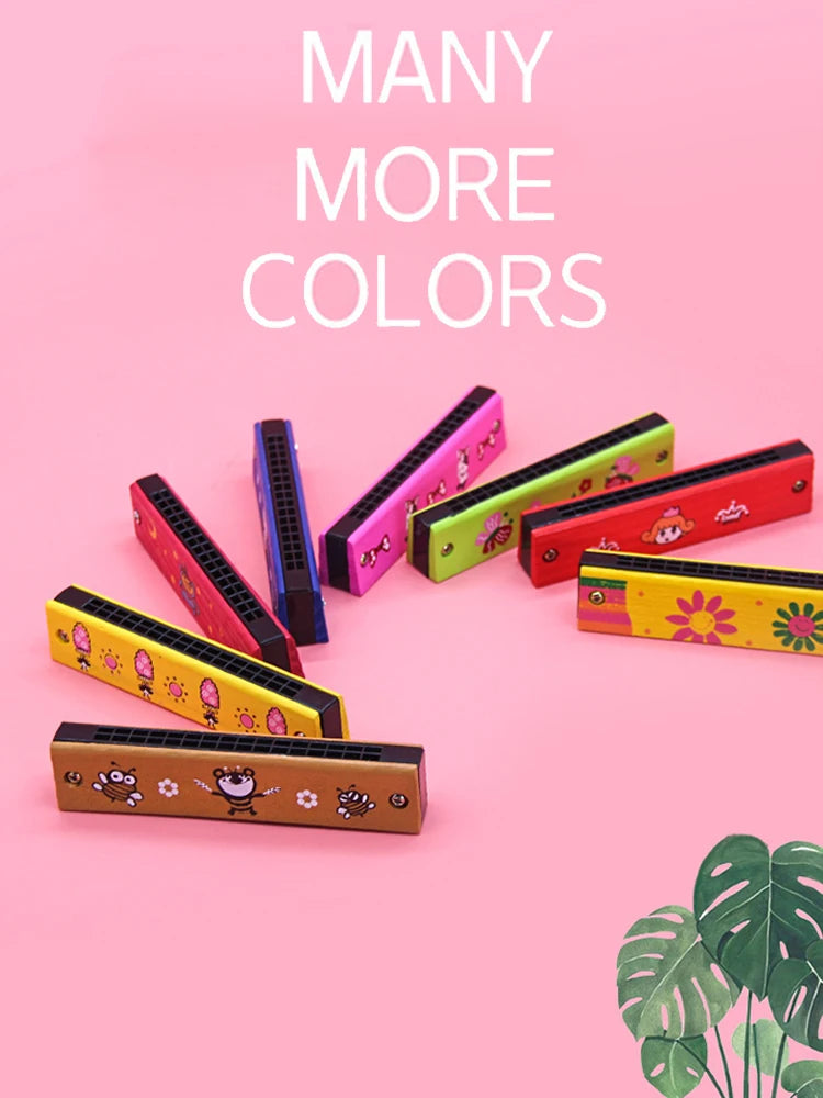 Wooden Harmonica for Kids - Early Music Learning Toy