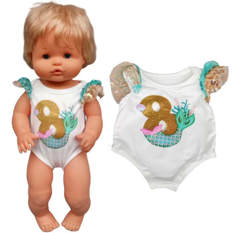 Adorable Romper Outfit Set for 16-Inch Dolls