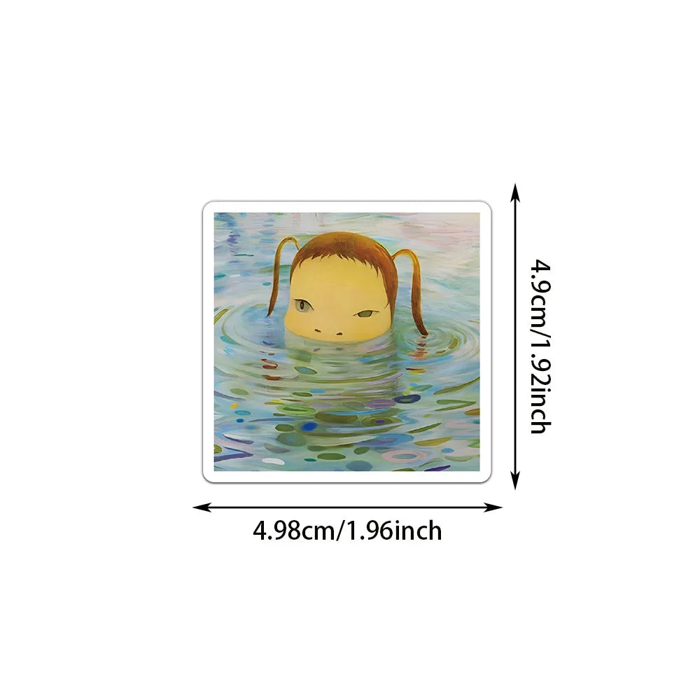 Yoshitomo Nara Inspired Waterproof Sticker Pack